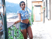 Valery Ponce Horny With My Dildo Backstage