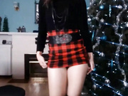 kellyheart dec 14 sexy plaid skirt
