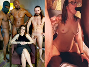 InnocentHotwifeXXX OF UK Hotwife Xmas Gangbang