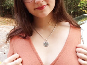 Aftyn Rose outdoor clothes try on