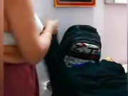 Indian housewife Vandana changing