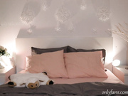 Ezra teasing, playing, show, tits, pussy, fingering