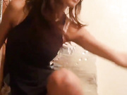 Young nice girl strip