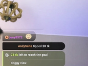 oohbunny showing her hairy asshole in doggy style