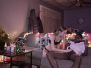 Gorgeous young blonde fucks black guy in the hood 1