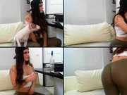 BaeGotBooty lathering up my tits in free webcam show 2017-04-12 135958