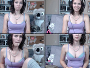 Rileyraine420 fucking her tight ass hole and a creaher pussy in webcam show 2017-04-15 064038