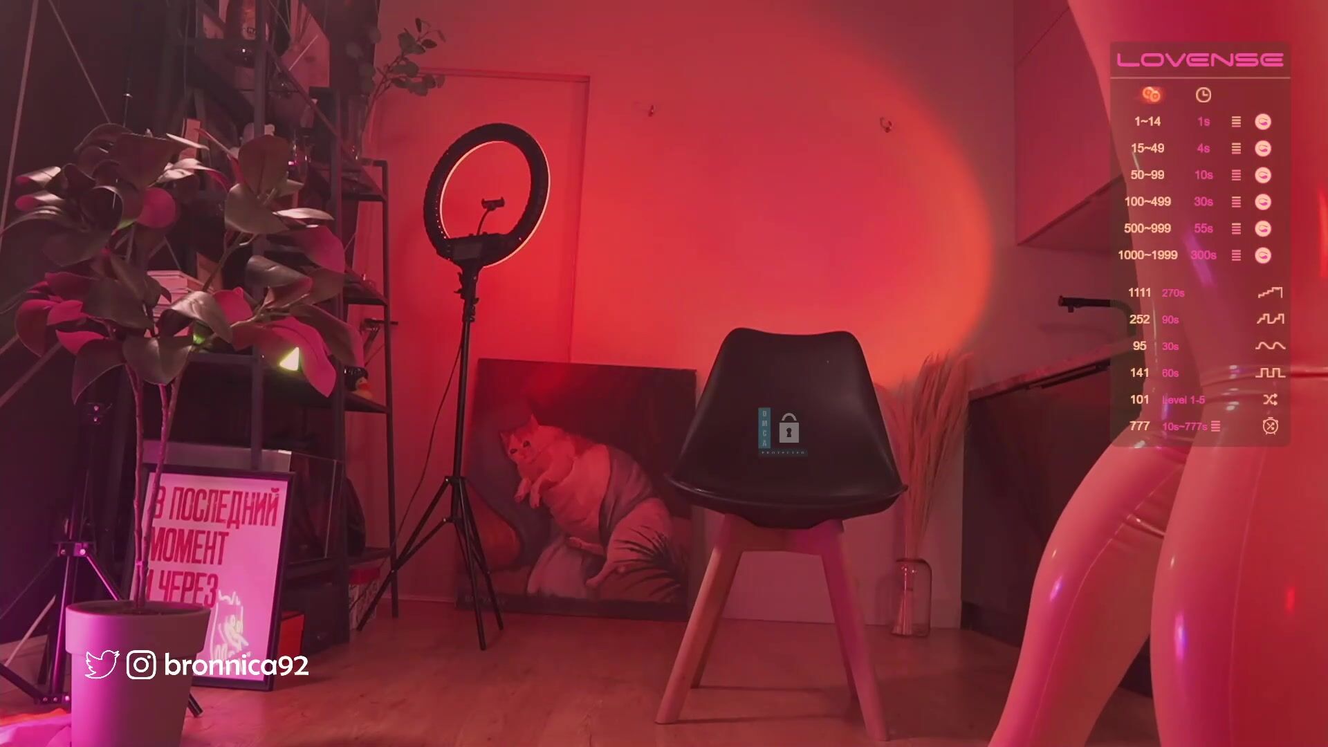 Bronnica in pink latex and gasmask