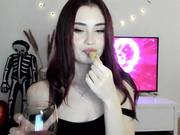 NiteKitty spanking & lotion show cute tits 2022.10.26