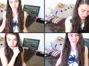 Chroniclove showing off booty and a few peeks of plump pink pussy in webcam show 2017-05-08 020030