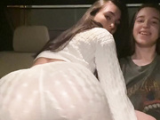 Destinie with her gf pussy play ppv of