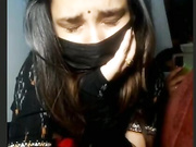 its kohinur in Red Saree Showing Ass on Live