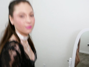 bella, hadid, black dress, facial