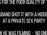 Hotwife fucked at a private sex party