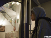 HUGE FAKE TITS BIMBO GETS FUCKED BY GIANT BBC