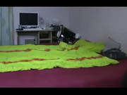 Couple fuck anal bedroom