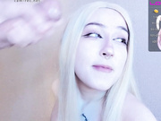 darkfirenight 2023-01-28 Cosplay BJ Huge Facial