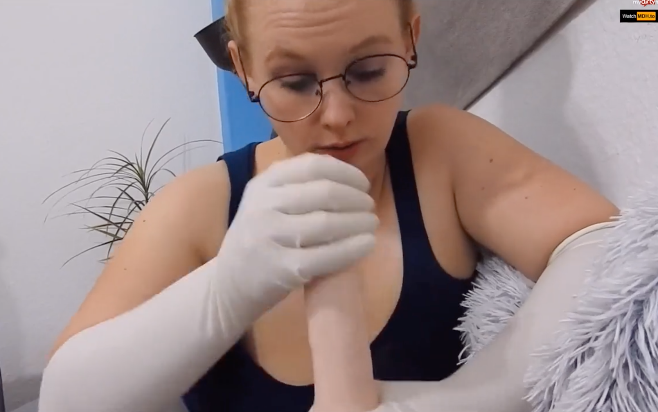 Medical glove porn