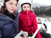 VicaTs and Milla winter holiday sex