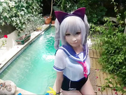 Hidori Rose Bronya cosplay Honkai impact
