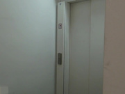 Glasses facial in the elevator