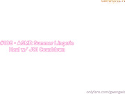 Gwen Gwiz - ASMR Lingerie Haul and JOI 2