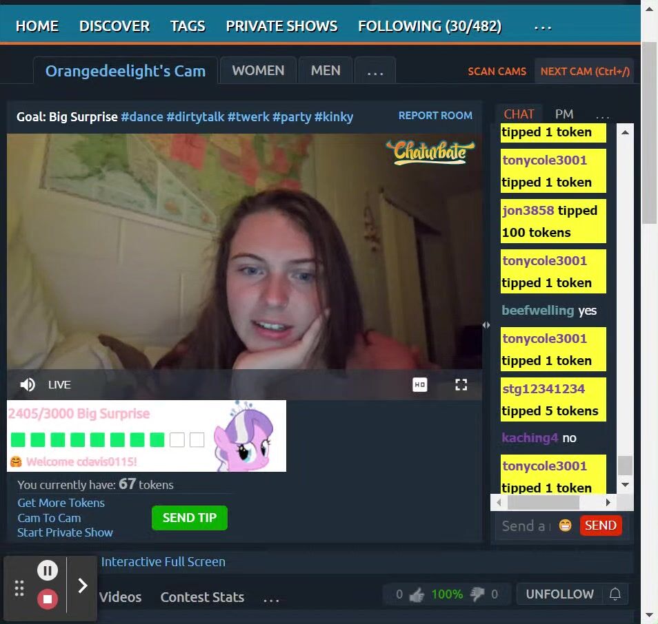 Orangedeelight first cam show 426