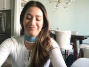 Eva Lovia - POV Blowjob with Cum in Mouth Swallow
