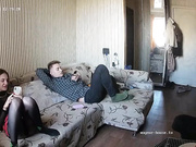 Voyeur-House - Krosh Simon couch blowjob and sex