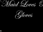 Horny maid gets fucked by her kinky boss in gloves