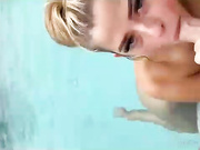 Utahjaz blowjob in pool