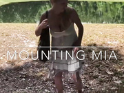 Mia hotwife fucking a stranger in the forest