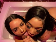 Hot4lexi x Fvck.Me.Alyssa- BJ Threesome