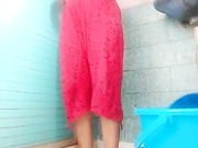 Sexy bath masturbation aunty