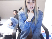 eroticfetishism, blonde, masturbating