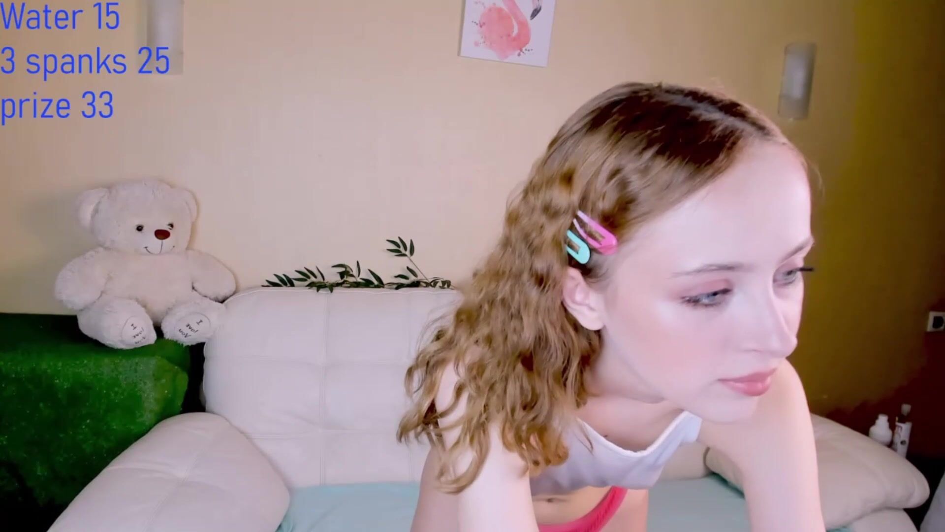new model fairy__love teases a few nip slips