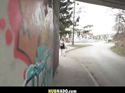 Baby Kxtten fucked outdoors