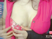 Hottirubi sexy boobs show with Milk and show panty