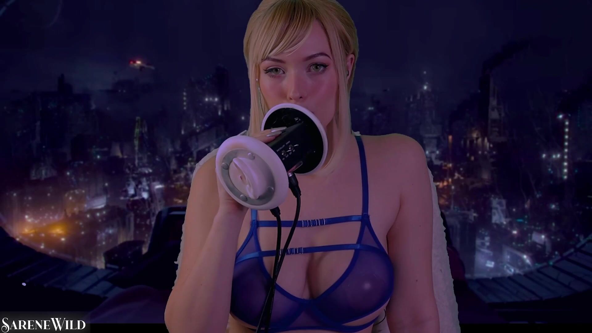 Sarene Wild samus ear licking asmr