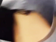 Sexy Polish blonde gets upskirt in shiny nude pantyhose 3