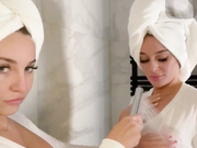 chantellemck and melenarose shower naked