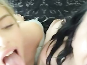 2hotgirls cum on face