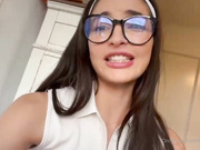 emily willis schoolgirl roleplay creamy dildo fuck