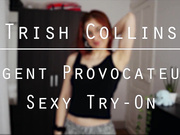 Trish Collins does a sexy lingerie Try-on
