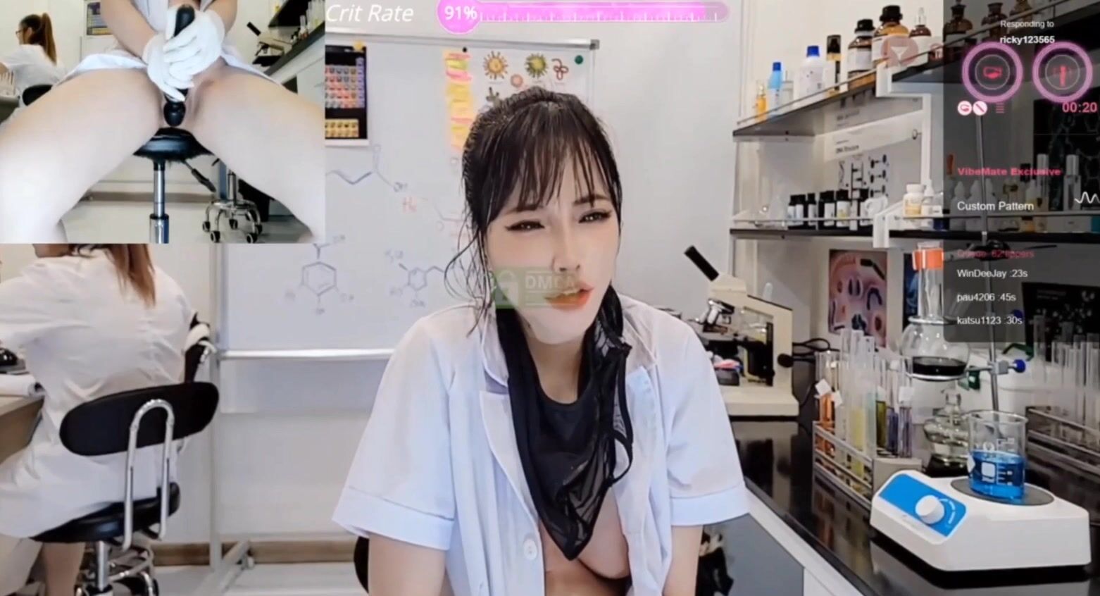 Lab__ I masturbate discreetly in the office.