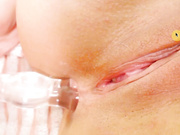 daisydeville anal glass dildo fingering