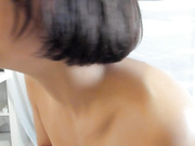 Jeanfrancoa show  tits in transparent curtain