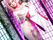 ZR-Yae Miko is riding your cock and gets creampie