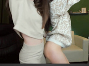 silvia_queen1 and agata_lovers1 Topless Strip Show kiss