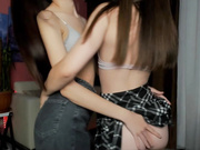 silvia_queen1 and agata_lovers1 strip to underwear